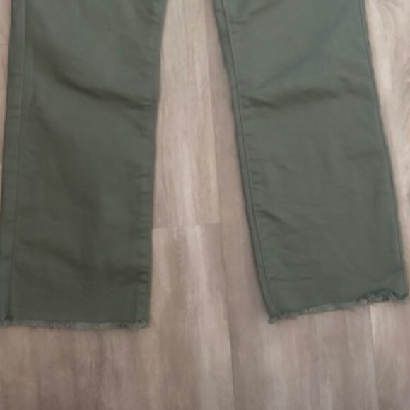 NYDJ Marilyn Ankle with Fray Hem in Cool Embrace Lily Pad - 8T - Picture 8 of 8